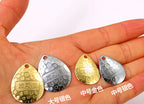 Copper Sequins for DIY Hooks, Gold & Silver, M/L – product photo