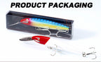 Sinking Minnow Hard Bait, 140 mm (5.5 in) 40 g (1.4 oz) – product photo