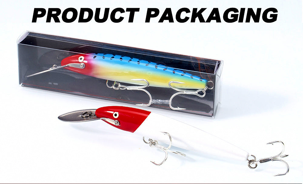 Sinking Minnow Hard Bait, 140 mm (5.5 in) 40 g (1.4 oz) – product photo