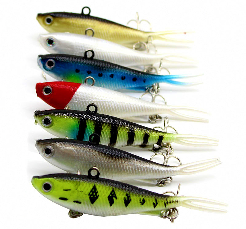 Forked Tail Lead Head VIB Soft Bait, 21 g (0.74 oz) – product photo