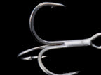 Carbon Steel Treble Hooks, Barbed, Plain or Feathered – product photo