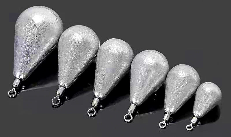 Swivel Teardrop Sinker with Eyelet, 3.5–30 g (0.12–1.06 oz) – product photo