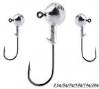 Barbed Jig Head Hooks, 4X Strong, 1.7–20 g (0.06–0.7 oz) – product photo