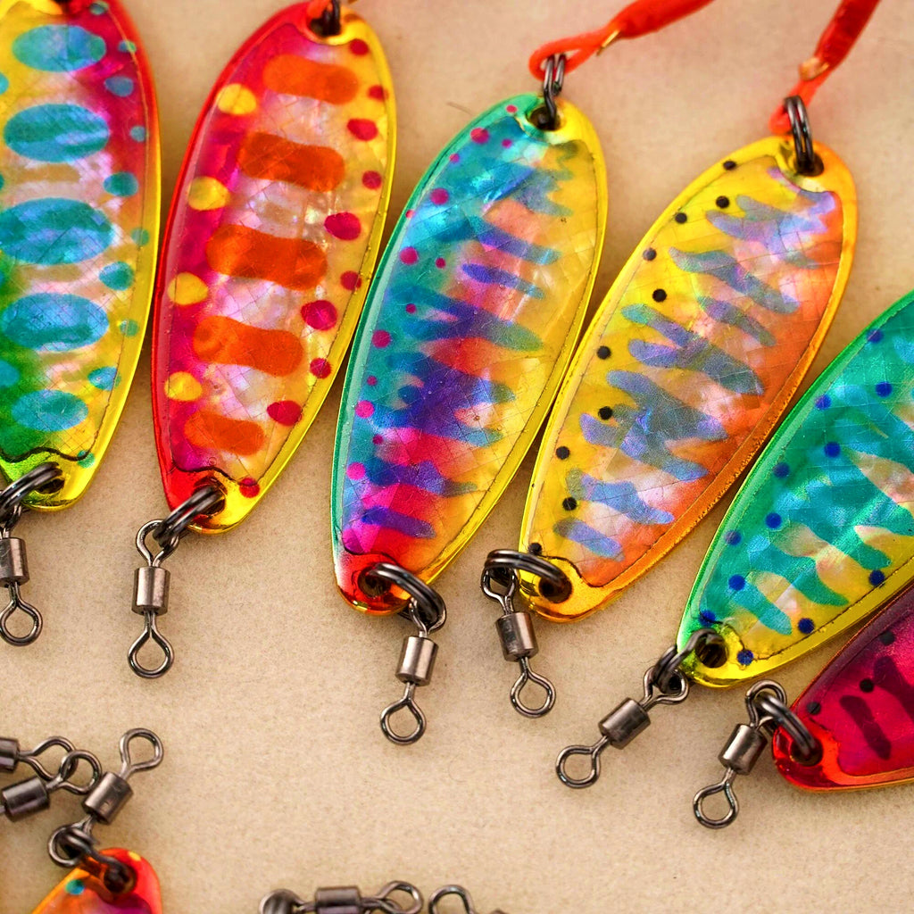 Copper Abalone Shell Spoon, Single Hook, 5 g (0.18 oz) – product photo