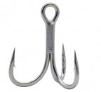 4X Strong Treble Hooks, Rust-Resistant Coating, Sizes 8–5/0 – product photo