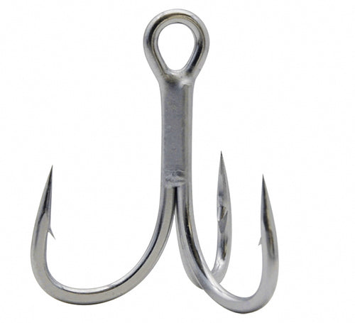 4X Strong Treble Hooks, Rust-Resistant Coating, Sizes 8–5/0 – product photo