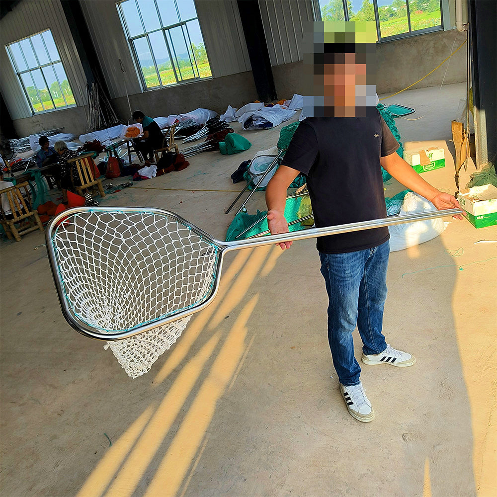 Stainless Steel Landing Net, 80 cm–1.75 m, Choice of Mesh – product photo