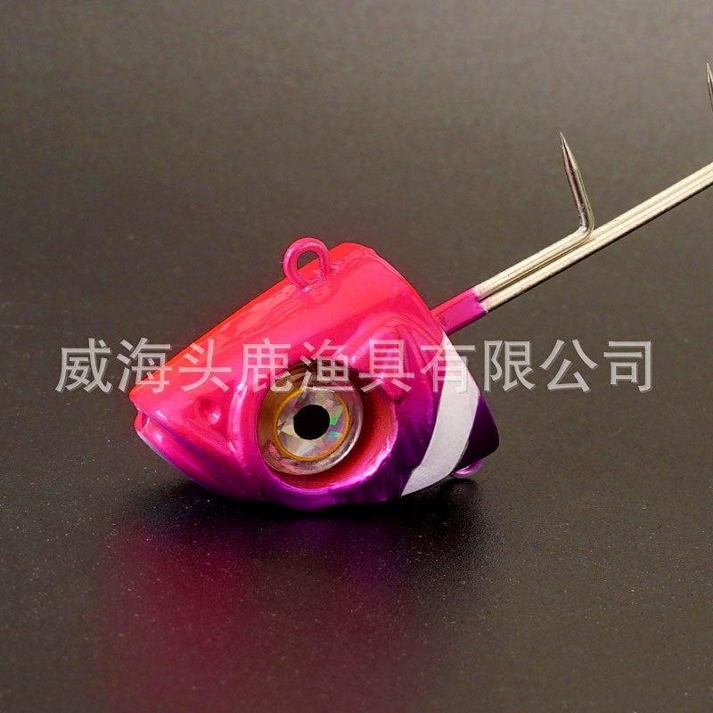 Glow Lead Head Jig w/ Treble Hooks, 60–300 g (2.1–10.6 oz) – product photo