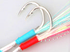 Luminous Single Jig Hook with Steel Wire, 1/0–4/0, 2 per Pack – product photo