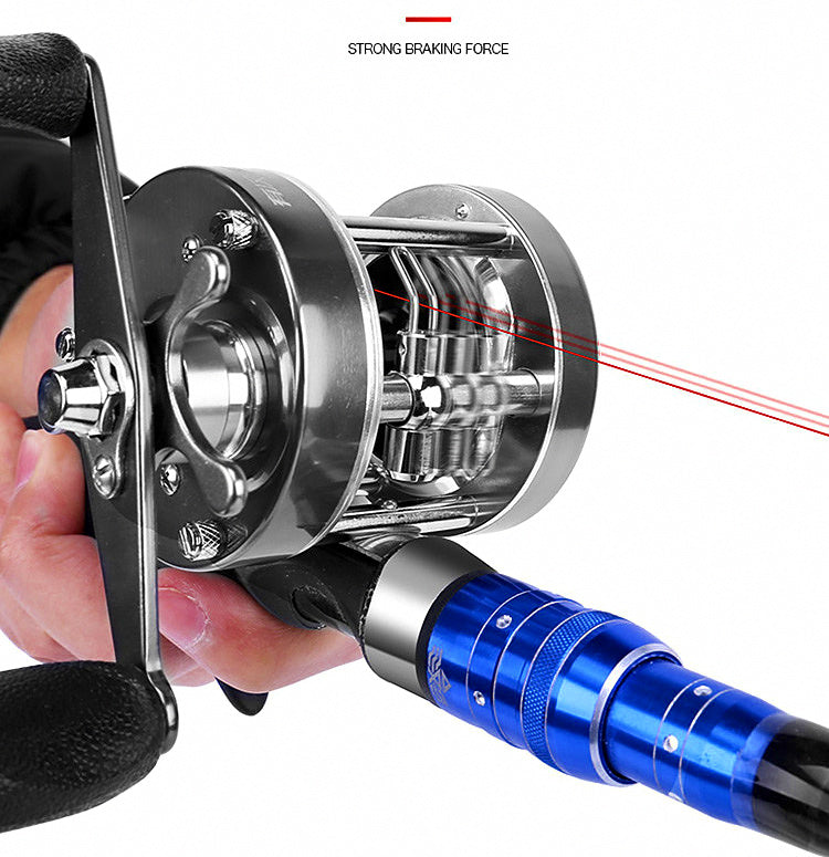 Metal Baitcasting Reel 5.3:1, Left or Right Hand, 4000/5000 Series – product photo