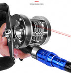 Metal Baitcasting Reel 5.3:1, Left or Right Hand, 4000/5000 Series – product photo