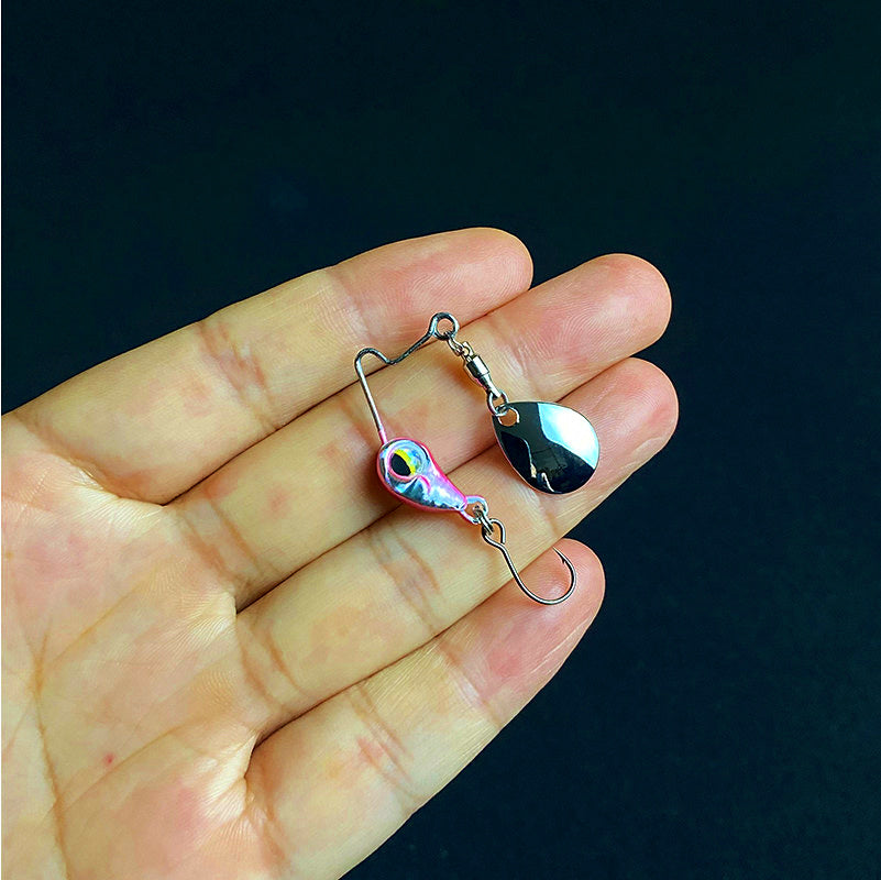 Micro Vib Blade Bait, Long-Cast Vibrating Lure, #8 Single Hook