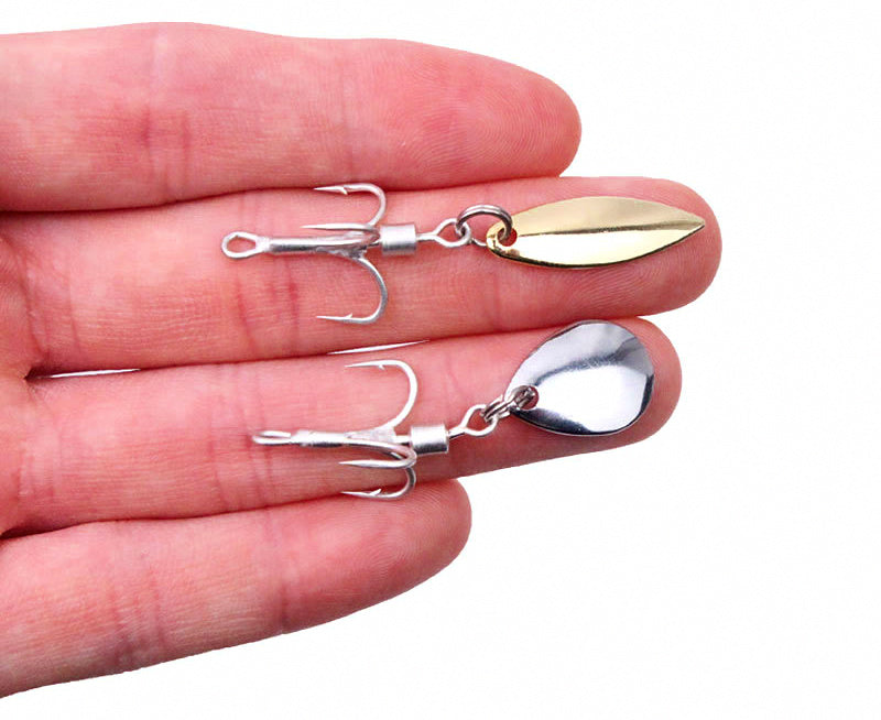 Swivel Treble Hooks with Spinner Blade, Sizes 2–10 – product photo