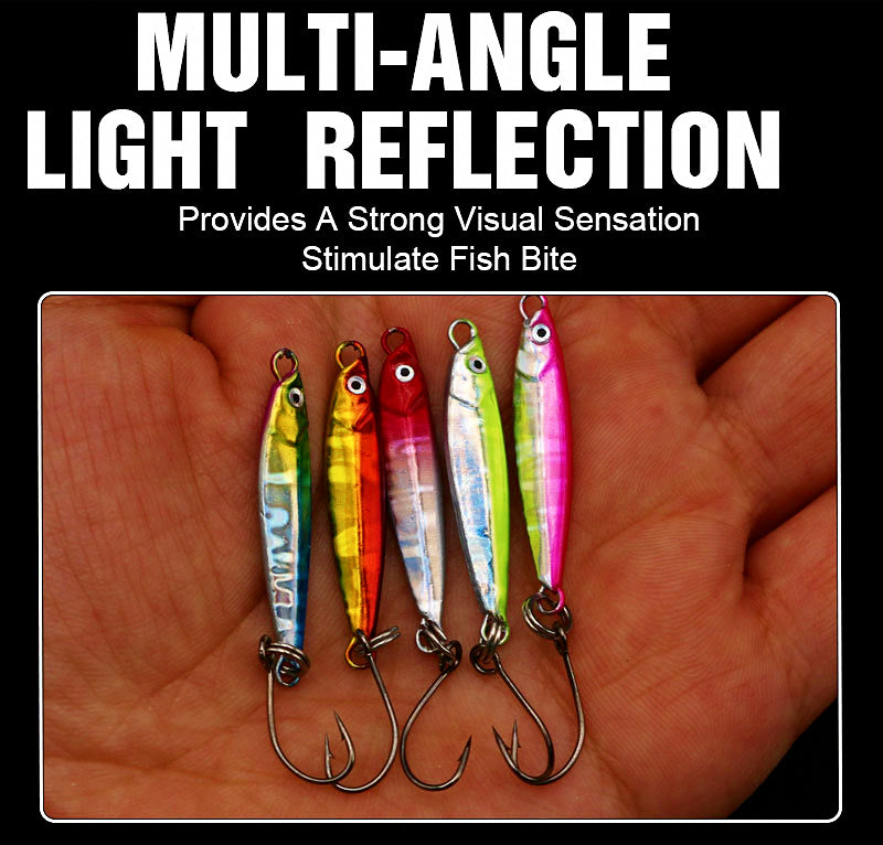 Mini Metal Jig, 1.5 g and 3.5 g (0.05 oz and 0.12 oz) – product photo