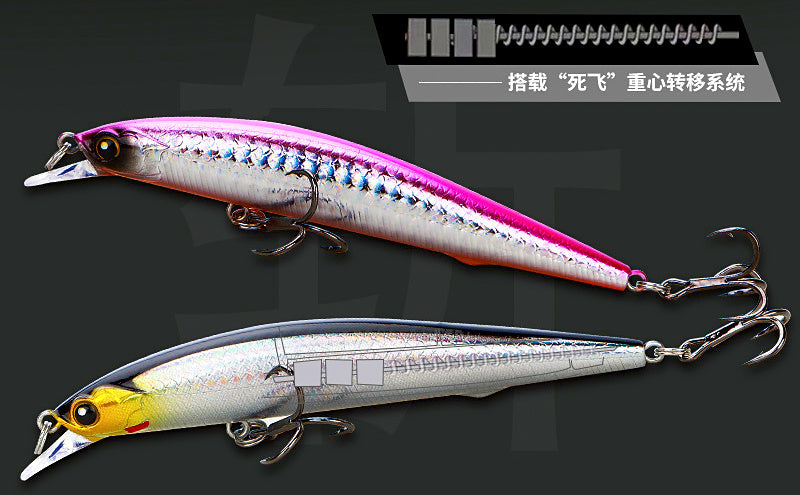 Floating & Suspending Minnow Lure, 6.5–12 g (0.23–0.42 oz) – product photo