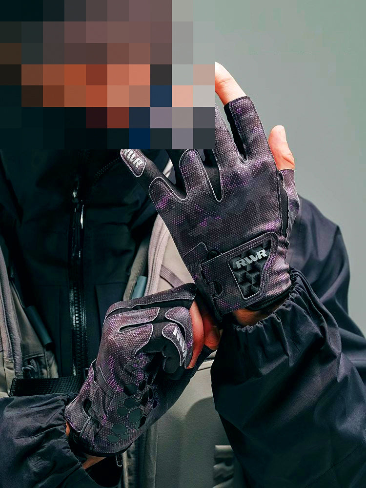 Cut-Finger Fishing Gloves, 3 or 5 Finger, Sizes M–XL – product photo