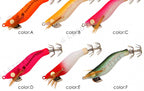 Small Egi Squid Jig, Wood Shrimp Lure, Sizes 1.5–2.2 – product photo