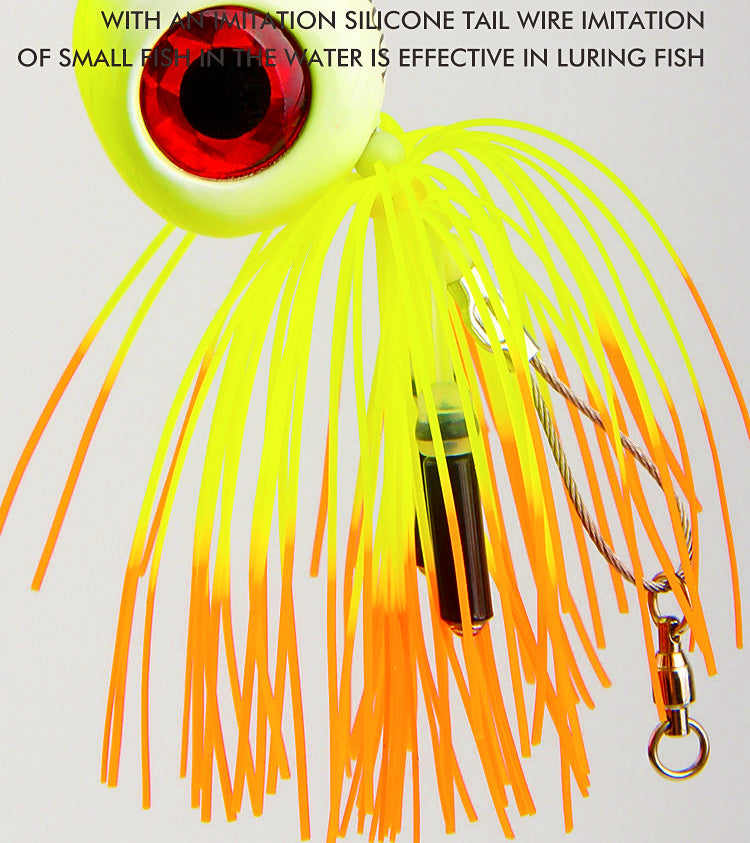 Metal Jig with Anti-Bite Wire Rig, 60–500 g (2.1–17.6 oz) – product photo