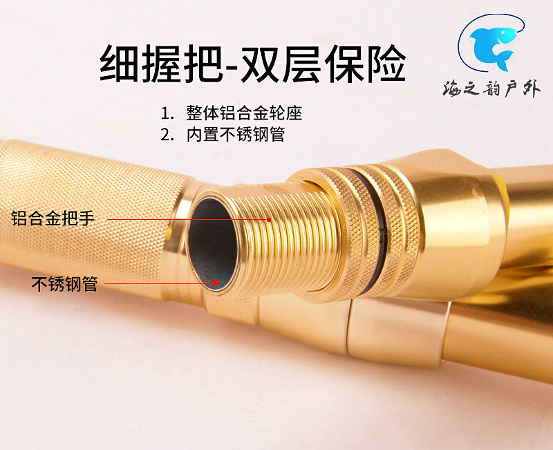 Extra-Heavy Solid Boat Rod for Electric Reels, 1.8–2.4 m – product photo