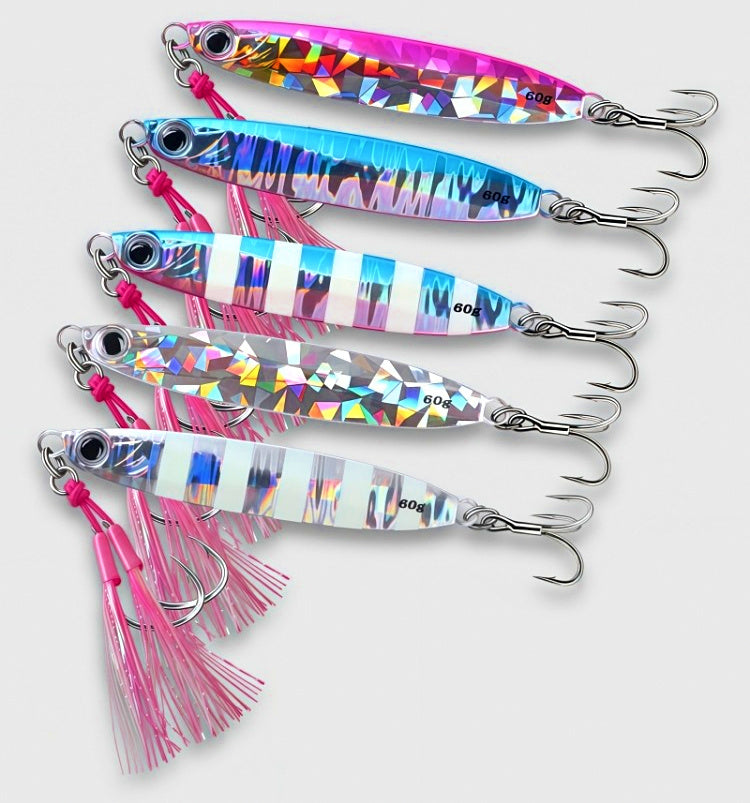 Fast-Sinking Metal Jig, 20–80 g (0.7–2.8 oz), Wire Hooks Option – product photo