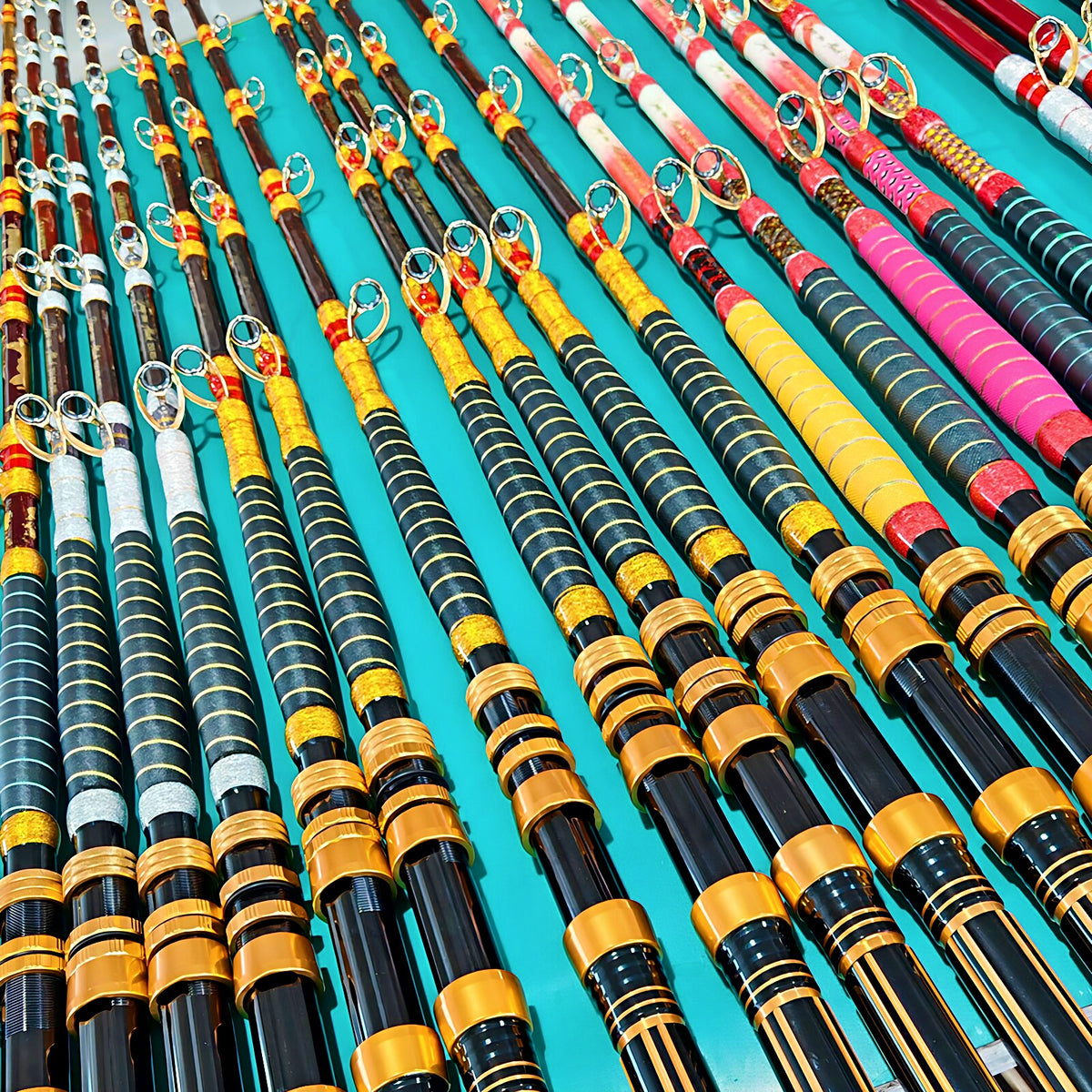 Electric Reel Boat Rod, 2.5 m (8.2 ft) Fiberglass, SIC Guides – product photo