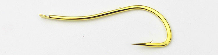 Barbed Long Shank Bait Hooks, Bulk 50 pc Pack – product photo