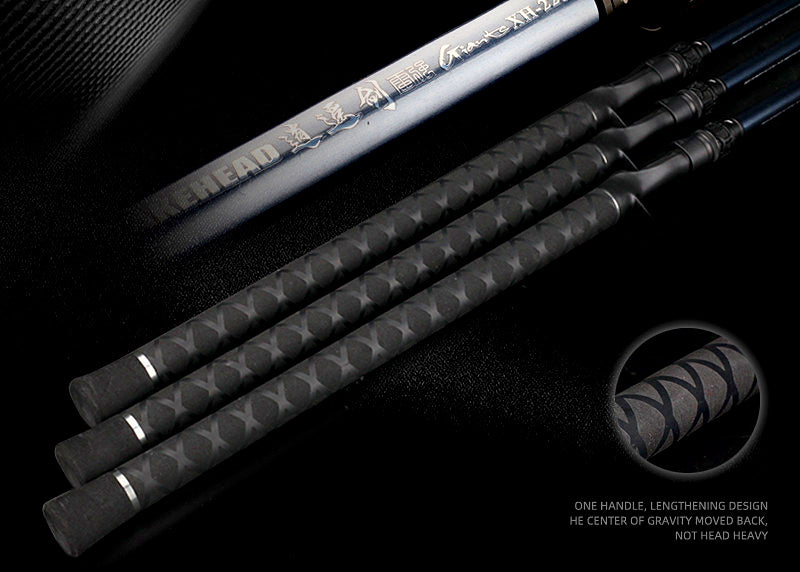 Extra-Heavy Carbon Lure Rod, 2-Piece, 2.1–2.4 m (6.9–7.9 ft) – product photo