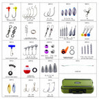 405-Piece Terminal Tackle Kit with Hooks, Sinkers, Swivels – product photo