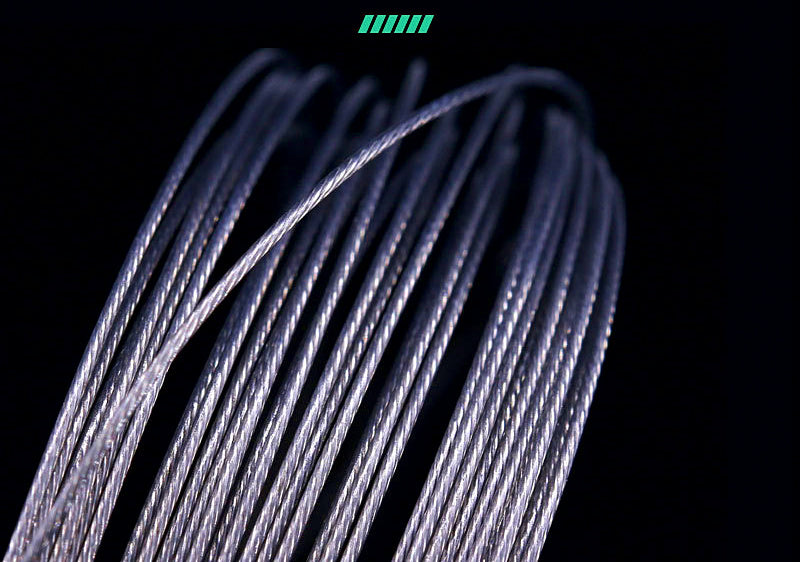Stainless Steel Wire Leaders with Snaps, 150–250 mm (6–10 in) – product photo