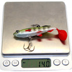 Lead Head Paddle Tail Soft Swimbait, 8 cm, 14 g (0.5 oz) – product photo