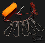 Stainless Steel Fish Stringer with Clips, 5 m or 10 m – product photo