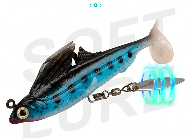 Lead Head Paddle Tail Soft Swimbait, 8 cm, 13 g (0.46 oz) – product photo