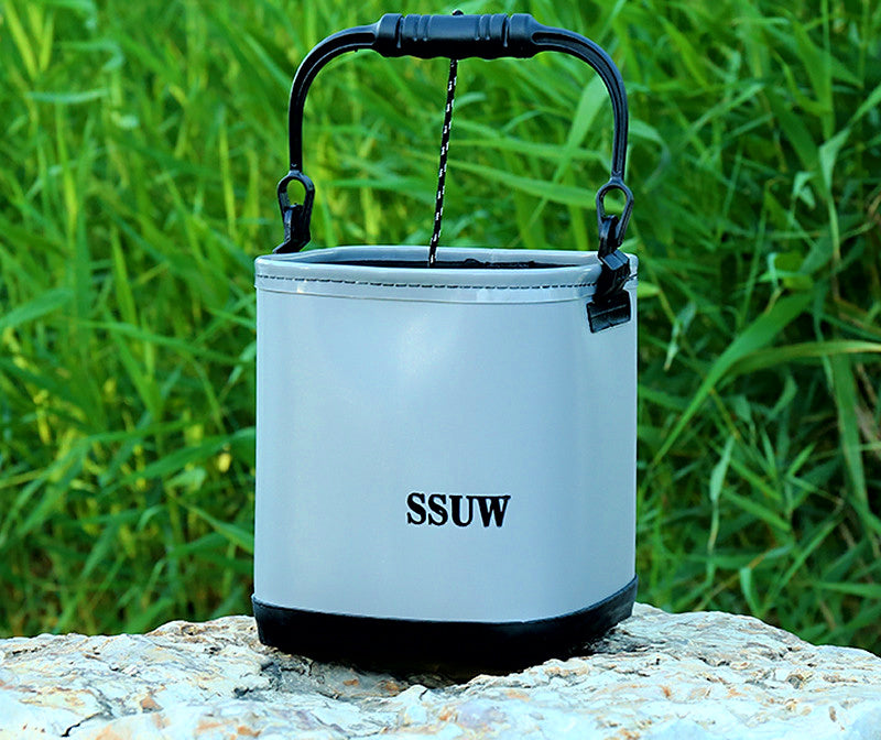 Collapsible EVA Bucket with Rope, 21 cm or 24 cm (8.3 / 9.4 in) – product photo