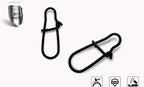 Carbon Black Reinforced Safety Pin Snaps, #000–#2, 50 Pack – product photo