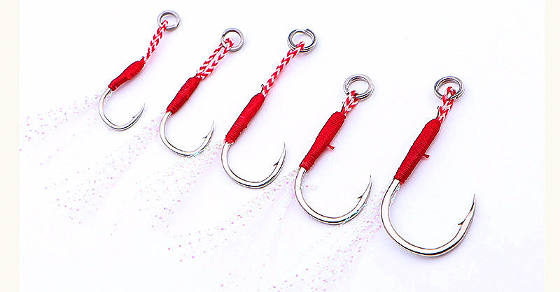 Barbed Flat Plate Hooks, Sizes 8–20, Single or 20-Pack – product photo