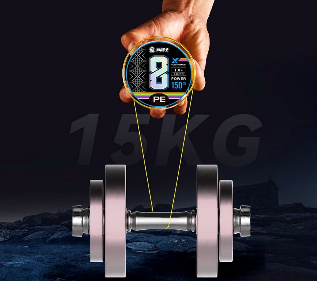 8-Strand PE Braided Line for Lure Fishing – product photo