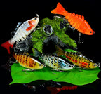 7-Segment Jointed Swimbait Hard Lure, 10 cm (4 in) – product photo