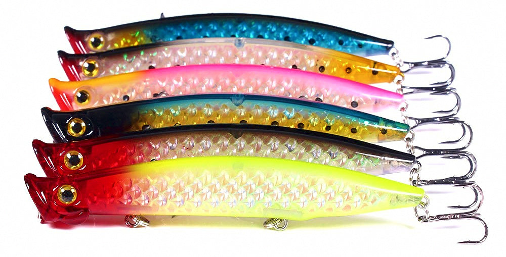 Topwater Popper Lure, 11 cm (4.3 in), 13 g (0.46 oz) – product photo