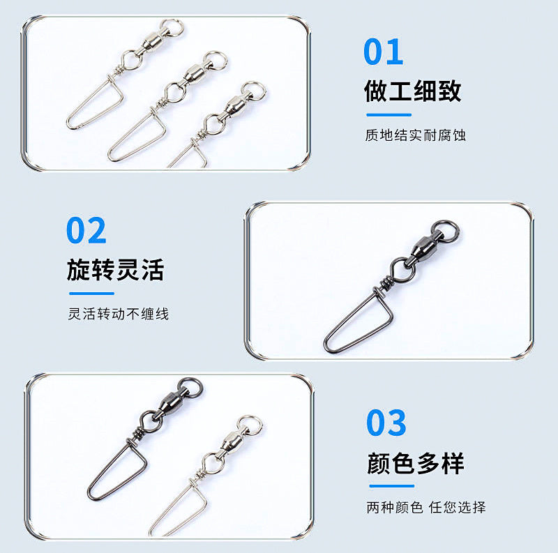 Bearing Swivels with Figure-Eight Ring, Sizes 2–5 – product photo