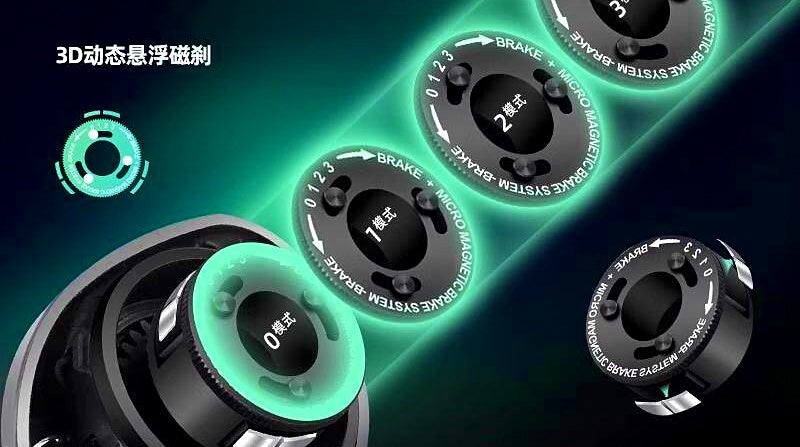 Ultralight Round Baitcasting Reel, Magnetic Brake, 7 Bearings – product photo