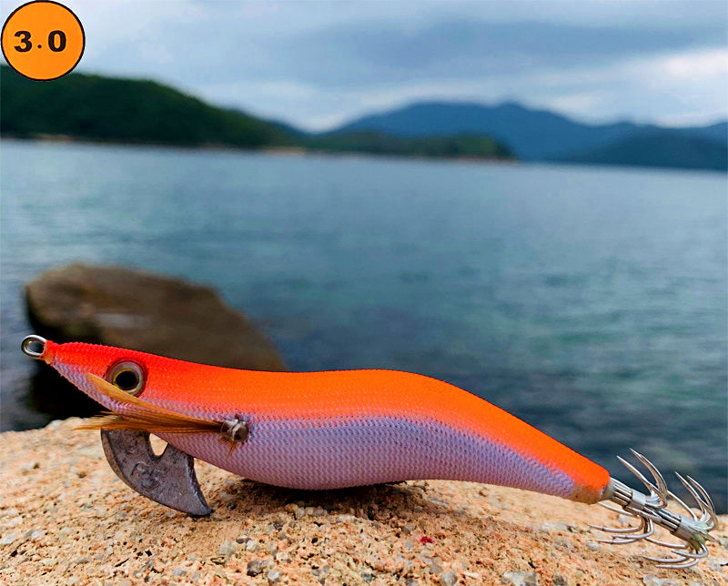 Glow Squid Jig (Egi), Size 3.0, 17 g (0.6 oz) – product photo