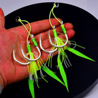 Jig Assist Hooks with Silicone Strands, 2 Pairs/Pack, 3/0–13/0 – product photo