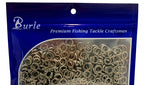 Stainless Steel Split Rings, 500 Pack, Round & Flat – product photo