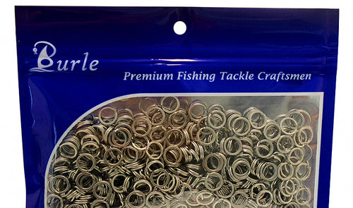 Stainless Steel Split Rings, 500 Pack, Round & Flat – product photo