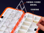 Waterproof Tackle Box with Dividers, 12/16/30 Compartments – product photo