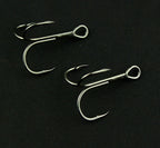 Barbed Treble Hook, Black or Matte, Sizes 10 to 3/0 – product photo