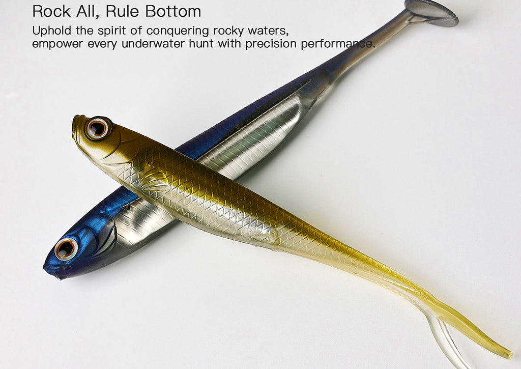 Soft Plastic Swimbaits, Fork & T-Tail, 10–12 cm (3.9–4.7 in) – product photo