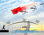 Floating Topwater Popper Lure, 11 cm (4.3 in), 13 g (0.46 oz) – product photo