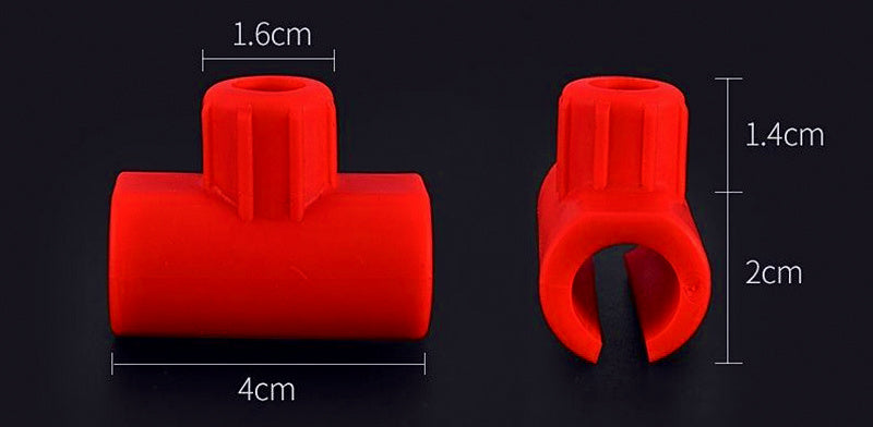 Silicone Spool Connector & Line Winding Spool, Assorted Colors – product photo