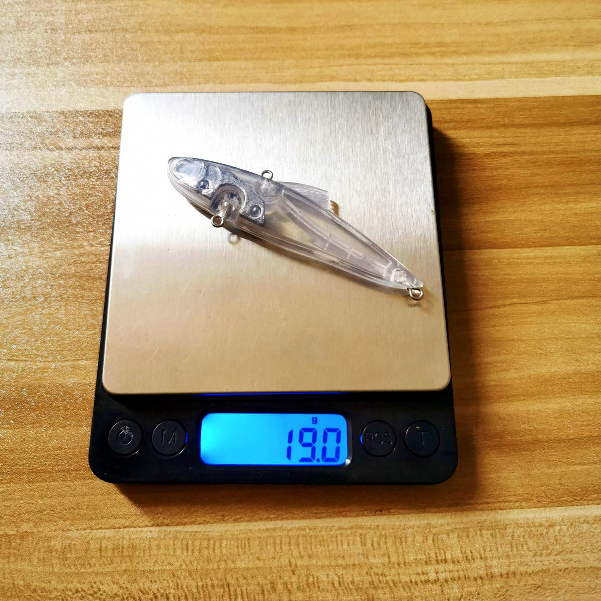 Unpainted Sinking VIB Lure Blank, 8.5 cm, 19 g (0.67 oz) – product photo